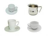 Hier gibt's Cappuccinotassen,...