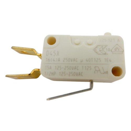 Mikroschalter D45X zu Heizpatrone und Tropfschale