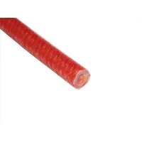 Silikongewebeschlauch rot 4,2X8,2 Länge: 0,5m