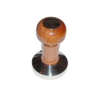 Tamper aus Holz und Edelstahl 57mm