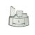 Abtropfschale silber für DeLonghi ESAM03 und ESAM04