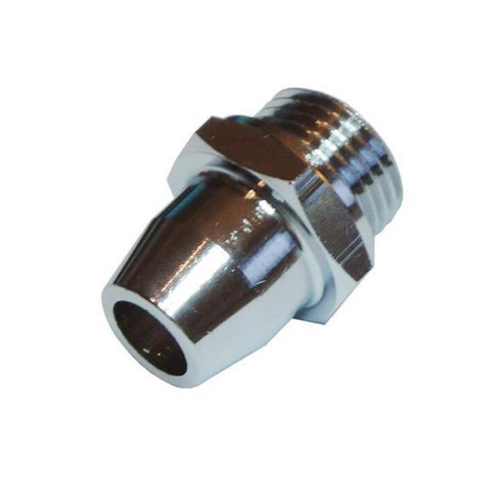 Ablauffitting Chrom für E61 Brühgruppe Höhe 36mm