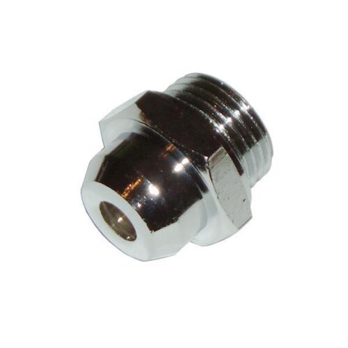 Ablauffitting Chrom für E61 Brühgruppe Höhe 26mm