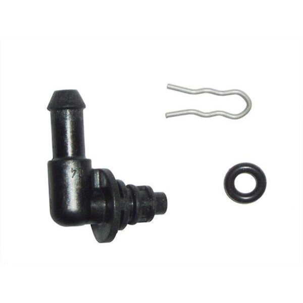 Winkelraccord 90° (2) zu Solenoidventil DeLonghi