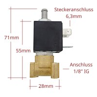 Magnetventil 3-Wege 230V OLAB 9000BH/K5FV