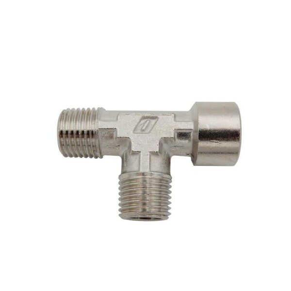 Fitting T-Form 1/4"M - 1/4"M - 1/4"F
