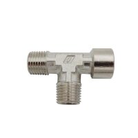 Fitting T-Form 1/4"M - 1/4"M - 1/4"F
