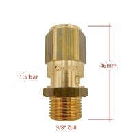 Sicherheitsventil AIR TEK 1,5bar 3/8 Zoll AG