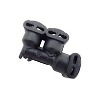 Kupplung L-Form 3-Wege zu Jura Thermoblock