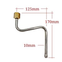 Dampfrohr 10mm (2) für BFC Espressomaschinen