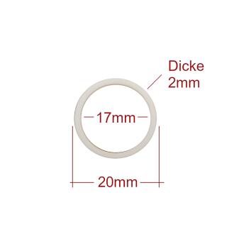 PTFE Dichtung 20x17x2mm zu Wasser Dampfrohr