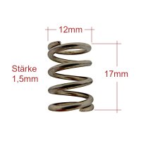 Feder zu Wasser Dampfrohr 12x17mm