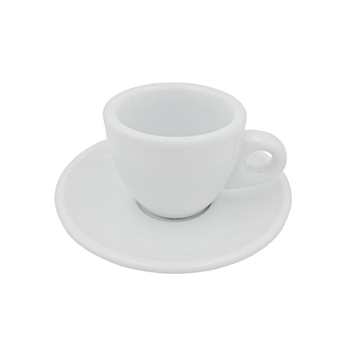 Espressotasse Portofino weiß mit Unterteller