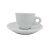 Espressotasse Portofino weiß mit Unterteller