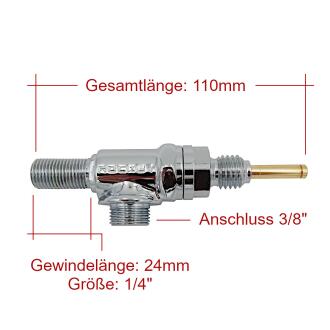 Rocket Wasser-Dampfventil Cellini Giotto - neue Version 24mm