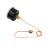 Rocket Pumpenmanometer schwarz 0-16 bar (A299905010)