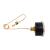 Rocket Pumpenmanometer schwarz 0-16 bar (A299905010)